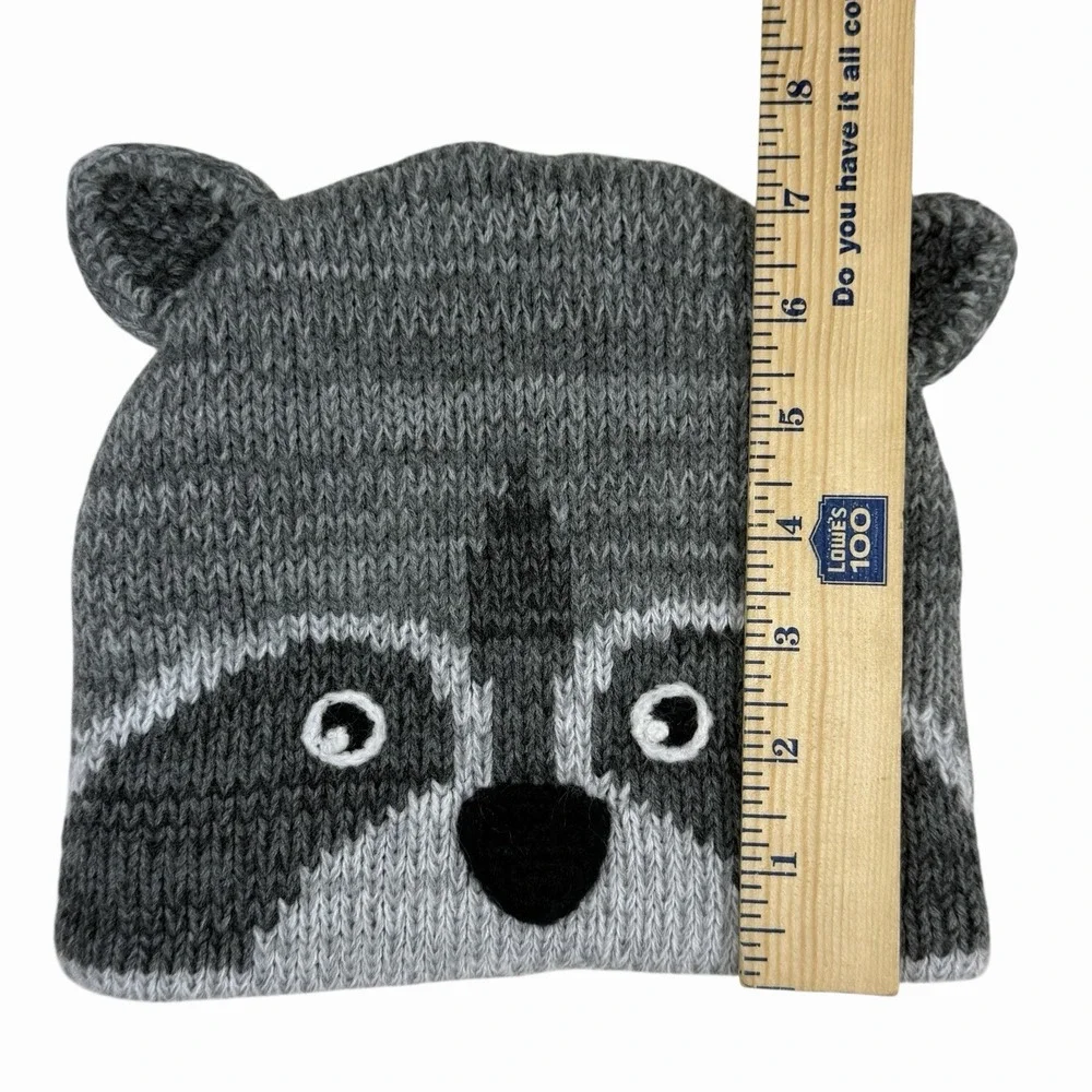 REI raccoon beanie